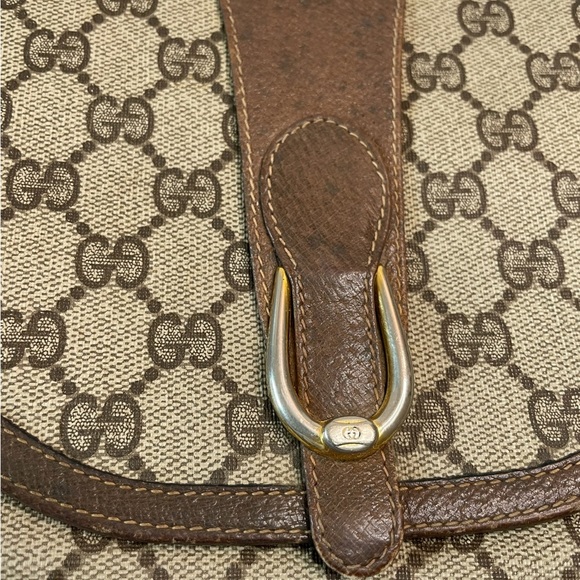 Gucci Vintage Brown GG Shoulder Bag - Picture 12 of 16